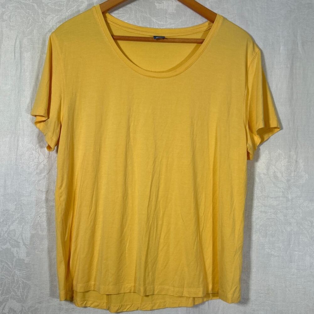 RipSkirt T Shirt XXL Yellow Short Sleeve Solid Soft Tee Short Sleeve Jersey